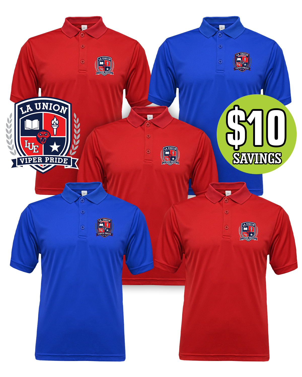 La Union Elementary 5 Polo Pack