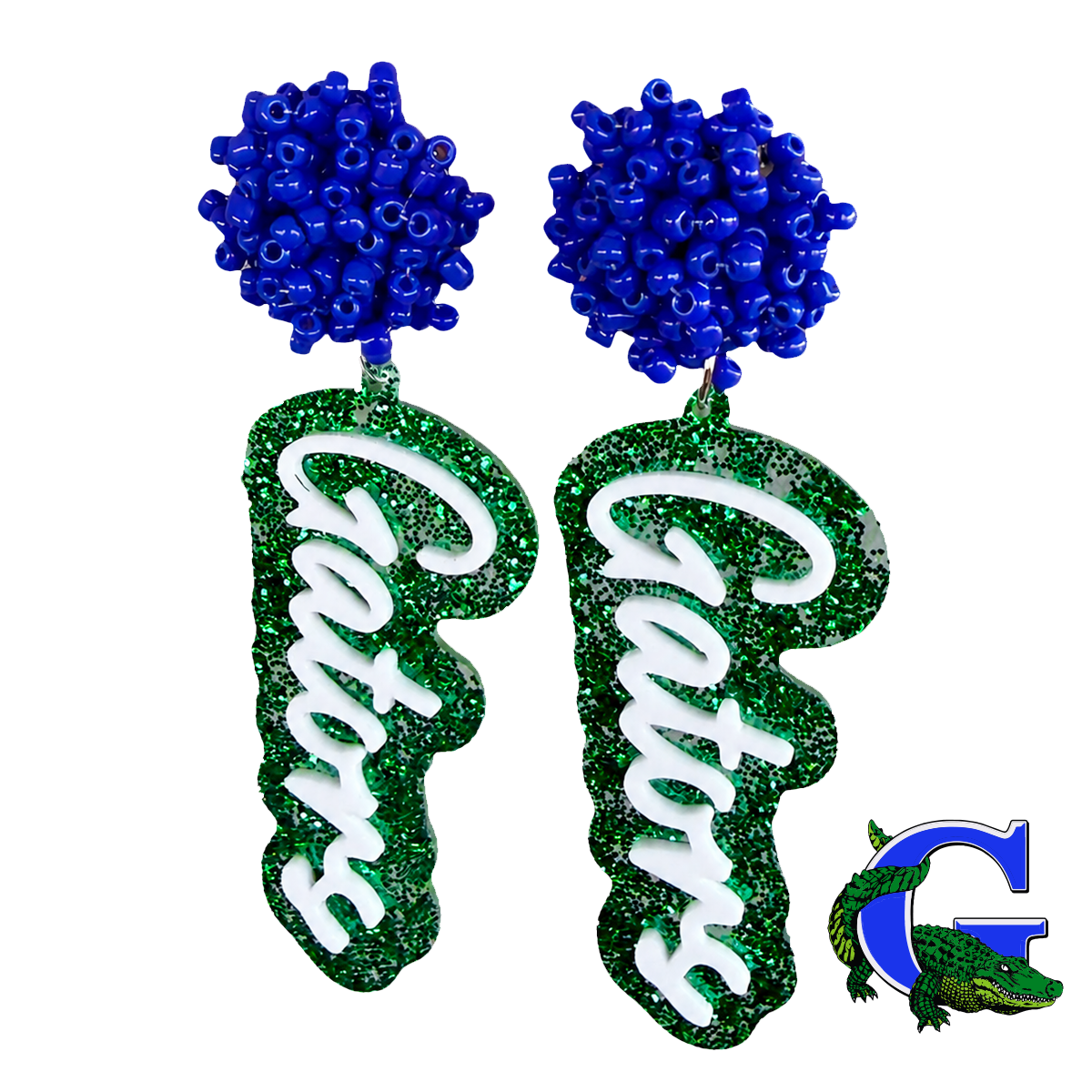 Grulla Gator Earrings